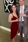Perfect as a plus one for a wedding. Slit could be revealing if you didn't sit right. Otherwise perfect all around. Nice high low classed it up. - Emma P.