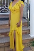 I wore this to a wedding and had a lot of compliments. It's a beautiful dress I would definitely wear it again. - Thashwattie S.
