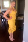 This dress hugs your curves while covering and still looking elegant.  The color is vibrant (the pictures do not do it justice). The lace has a lining underneath, so there is no issue with this dress being sheer. The straps are adjustable for custom fit. I have no issues with wrinkling, which will make this a great option for travel as well. Very pleased! - Vanessa S.
