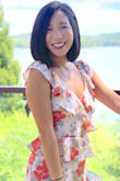 This dress is just as beautiful in person as it in online and the ruffles are the cutest touch. I ordered an extra small and it fit perfectly. I wore this dress to my cousins wedding and received so many compliments! It was comfortable enough to dance and move around in with zero wardrobe malfunctions. - Kari D.
