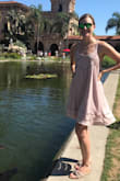 Bought this dress for a summertime weekend getaway and it was absolutely perfect. The adjustable straps allowed me to compensate for the fact that it runs a little large but it still fit great. I was able to use it as a bathing suit cover-up, a standalone daytime dress (the liner gives you better coverage than most sundresses) and even dress it up for a night out. This dress is a great addition to your summer wardrobe. - Amy K.