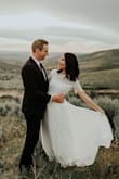 It's a really nice piece. I bought it and added a maxi skirt underneath it for some anniversary pictures for our 10 year, and loved how they turned out. - Alyssa T.