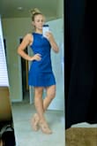 I ordered a medium and it's a little bit loose on the back but my upper body is a little bigger so any smaller would be too tight. Overall it's cute and I love it! - Irina R.