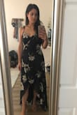 Love this dress. Fits perfectly and the ties at the waist makes it adjustable for any shape. I love that I can dress this up or down and it could be worn to a lot of different occasions. Holds my boobs in well without a bra which is also a huge plus! A definite summer staple! - Taryn J.