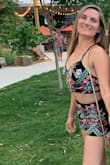 I'm all about comfort with clothes and this two piece set is so stretchy and comfortable I feel like I could work out in it. The embroidery is an amazing quality and I get so many compliments when I wear either the black or white set! Top runs big in my opinion but you can tighten or loosen it because it ties in the back! - Madison R.
