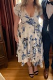 Wore it for my brothers wedding and loved it! The fabric is nice and heavy, dose not look cheap. A little low cut. - Diana G.