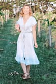 I loved how light and flowy this dress is... still feels and looks high quality though. I worried it would wrinkle easily but it doesn't. Such an easy-to-wear, chic summer dress! - Mariah H.