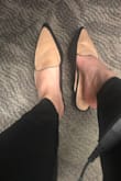 The shoes runs small make sure to get at least 1 size up. 
I love the design but the material quality is not that great, I've used it 2 times and some parts are already breaking. 
I hope they would last longer - Jessica B.