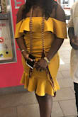 Bought this dress for graduation. So many compliments. Seriously, a great dress. - Eunice F.