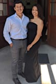 This dress fits like a glove and hugs in all the right areas. It's very slimming and flattering. The material is thick and not cheap, I was worried about it being see through but it wasn't at all. The only thing about this dress I didn't like was that slit is a little to high for me. - Marlie F.