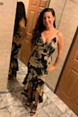 I absolutely loved this dress, however it did come large and they were out of the smaller size so I had to pay to have it adjusted. Once adjusted it was much better and looked great for the wedding I wore it too. Still may even be a little large around the tummy/waist area but overall I like it!! - Melissa S.