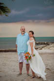 I purchased this dress for our vow renewal in Key West and it was absolutely perfect!! Light enough to be flowy in the breeze and material was not hot at all, very breathable. The first order I got a large and had to return for a medium but Lulus was great with making sure I got it in time before we left. After the wedding we went downtown and I had so many compliments on my dress. It screamed bride but was comfortable enough to do the evening Duval Street Crawl!! - Jo B.