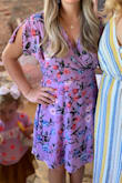 I ordered this in a medium after reading some reviews, and I should have stuck to my normal size of small. It fit okay but the chest was even a little baggy on me (and I'm a 34D). Super cute dress though - I got so many compliments at the tea party bridal shower I went to! - Erin H.