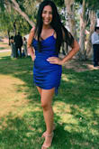 I love this dress! It's comfortable, beautiful, and adjustable. This dress color is absolutely stunning, the material is extremely high quality and the strings on the side can be adjusted to make the dress longer or shorter to your liking. - Jackie M.