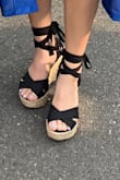 These wedges were so cute and comfortable! I wore them at my graduation and was wearing them for hours and my feet didn't hurt one bit! The only problem was that it does run a bit large so when you wrap the heels up it still feels like it needs to be tighter. My suggestion is just to half a size down! - Alana L.