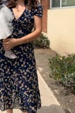 Loved everything about this dress, a little low cut in the front if you're wearing it for a formal event I paired it with a nude bralette to cover. Otherwise amazing! - Geri B.