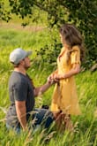 I ordered this dress for a couples photoshoot and ended up getting engaged in it! It fit so well and true to size. The fabric is so soft too! - Allie A.