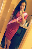 overall i loved the dress but it was a little on the tight side, wouldn't hurt to go a size up..at the time i was 105 lbs and it was still on the tight side..definitely had fun in it for my big 30th birthday :) - Natasha L.