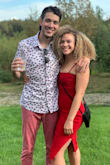 I bought this dress for a wedding and it was perfect! Still fun and flirty with the color, fit and slit up the side but still appropriate for a wedding guest. The thick material made it so it felt snug, but still comfortable, perfect for dancing! I want this dress in every color. - Sarah L.