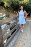 I think it is absolutely beautiful and classy but it smashed my breasts like a sports bra. So I went a size up to a medium and loved it!! - Anna M.