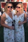 Loved that my friend chose these dresses for her wedding. They all ran pretty large on top, and I had to let mine out in the waist (I have a really big rib cage) but they looked great overall for a summer event. - Kelly C.