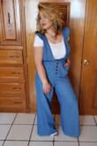These overalls are cute and comfy but are over flowing with material. I would size 1 or 2 down. - Daniela Z.