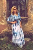 Beautiful color. Good material. Runs a little large so I ordered one size down. Did have to cut the length it was too long. 
Very comfortable. - Daniela Z.