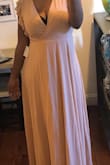 Very cute dress. A little low cut in the chest but overall great fit. Won't need to get it tailored for the wedding which is a huge plus. - Ariel E.