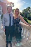 Loved this dress so much I bought it in 3 colors! I found it true to size, with adjustable straps which is a dream come true for a bustier gal. The lace falls just below the knee. I received a ton of compliments! - Sydnee P.