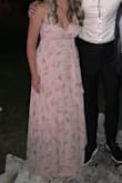 This dress was a perfect fit! Length was perfect for my 5'10" height! Wore for a summer wedding in Jackson Hole, Wyoming. - Jennifer L.