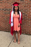 It was really comfortable and I was obsessed with the dress I really recommend this dress. I wore this dress for my graduation ceremony. - Leticia M.