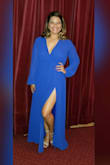 I would say it's perfect as a wedding guest dress but I never made it to the wedding! What I will say though is that if you're indecisive about buying it DO IT because it's an overall PERFECT dress!! It's elegant yet sexy. The slit does hit a little high but only when one is moving. It's a perfectly fabricated dress. I have broad shoulders and the fit was super comfortable. Also my body shape is weird ... broad shoulders, medium waist, large hips and tiny legs (dress size 10/12, t-shirt m/l and pant size 12) This amazing dress complimented me so well as did everyone who saw me in it!! THIS IS A MUST HAVE! - Victoria F.