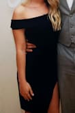This dress was so cute! It was a little loose around my waist but that wasn't anything to do with the dress. I'm very petite so things hardly ever fit perfectly. I was worried it would be very long on me but it was perfect it came to the knees, and was really easy to move in! - Katie M.