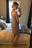 I purchased this dress for my best friend's wedding. She was having a welcome reception the night before the wedding and it was semi-formal. This dress was perfect for it! It was super comfy and easy to be in all night. I ordered a Medium because I read the reviews of it and wasn't sure if I should stick to my usual Small or size up so I got the M but it was a little too big in the waist area for me. I had a friend take it in a bit and it was fine. - Kathleen R.