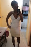 I love the fit of this dress. It accentuates my waist and I love the material. Love the curve and how my booty looks. - Yudelca V.