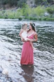 This was the perfect dress for a photo shoot and summer events! The back is so comfortable and flattering. - Karen M.