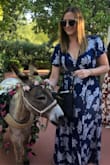 Loved this dress!! I felt so good in it at my friends wedding in Arizona. It kept me cool enough into the evening. Loved the color, the print and the fit. I did have to make my own adjustment near my bust to make sure I didn't show my bra, with a close-pin. - Lindsey E.