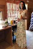 Amazing! I felt like a princess at my bridal shower. I am very tall (5'11'') and can never find maxi dresses that are long enough, and this was almost still too long! I got so many compliments and felt like a princess in it all day. Love that the shoulder straps are adjustable. I normally order a small in dresses, but the medium was exactly perfect. I think this dress was specifically made for me? - Erica S.