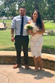 Wore this dress for my courthouse wedding and was absolutely in love with it! Very flattering and comfortable. - Alma D.