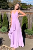 I loved this dress. I wore it for my senior prom this April. I wish I could've ordered a smaller size, it was a bit too baggy in the chest area and it didn't really fit me the way I was hoping, but the color and the design is still stunning. - Kelsey F.