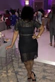 Fit perfectly, solid material, beautiful dress. - Sylvia D.