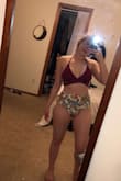 They fit perfectly and the print looks great irl (just as pictured). It's high waisted and doesn't slip down my hips. It's a little cheeky but I like that. (: It also goes with a bunch of the bikini tops I already had which was awesome! - Jen B.