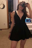 I love the built in shorts! Especially with this dress being a little on the shorter side. The length of the skirt is actually fine for me because I'm shorter but I didn't expect the V-neck to be plunging. I was a little surprised but very pleased by how flattering this dress was on me. I think this dress is super fun and flirty and I'm always looking for an occasion to wear it! - Jen B.
