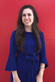 I wore this dress for my bestie's white coat ceremony. The material is perfect! Color is sharp. - Kylie R.