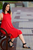 Love this dress so much I own it in red and green. Super flowy and comfy. Also - POCKETS. Can't beat it. - Alecia G.