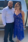 I love this dress! I first ordered a large based on the reviews but had to return and order an XL because it was a little too tight. I wore this dress to a wedding and received a ton of compliments. - Alexandra S.
