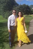I cant tell you how many compliments I got on this dress, I wore it to a wedding and strangers were coming up to me lol.  The fit is fantastic and with it being a wrap dress it's very forgiving.  I love it, bought it in blue too. - Leeann C.