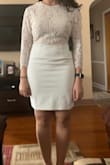 This dress is so pretty! I bought it for my bridal shower coming up in February. I Love everything about except the thigh area.....for me it's a bit tight. Going to try to see if there is a way to fix it (or loose some weight) so it fits better. - Suzana L.