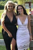 Love the color and fit of this dress. The bra situation was interesting but managed with some magical fashion tape ordered on amazon! - Stacy F.