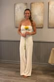 I wore this for my wedding shower and it was a hit. Not one person didn't comment on it. Not only is it true to size and fit super well, but it is really nicely made. It is super thick and you can't see through any part of the white. Huge hit. Highly recommended! - Alexa H.